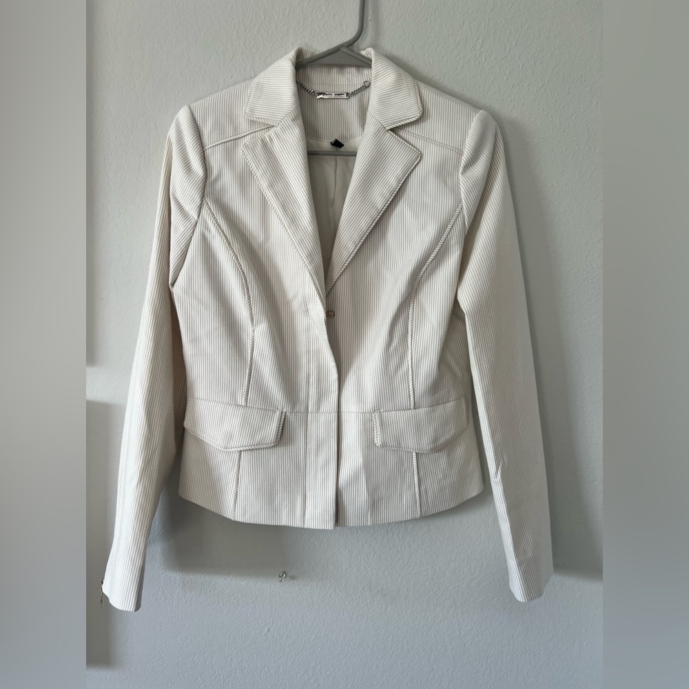 WHBM Pinstripe Blazer